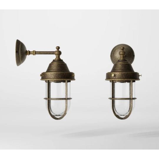 bejarat fali lampa vintage rez hajolampa rusztikus mediterran kulteri vizallo racsos uvegbura vilagitas kert vilagitas antikolt rez pince borospince.jpg